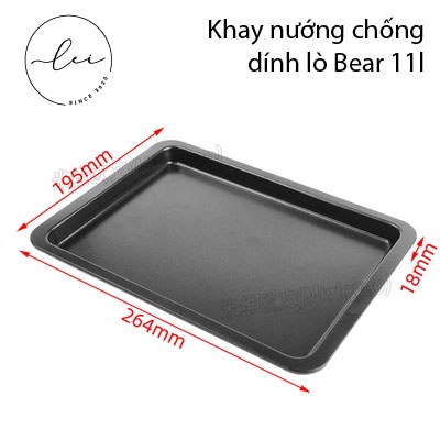 Vỉ nướng, khay nướng lò Bear 11l các loại