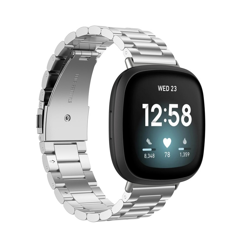 Dây Đeo Inox Thể Thao Cho Đồng Hồ Thông Minh Fitbit Versa 3