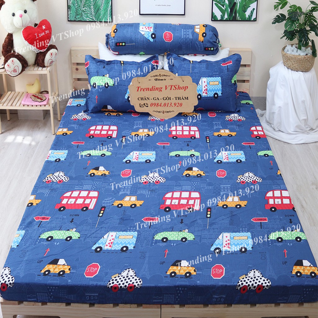 [Giá hủy diệt] Set 3 món ga gối Poly Cotton cực hot giá cực rẻ | BigBuy360 - bigbuy360.vn
