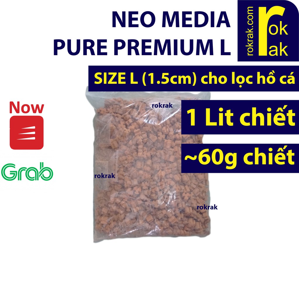 GIÁ SỈ-NEO PURE PREMIUM PRE SIZE L (1.5cm) chuyên lọc hồ cá | Vật liệu lọc cao cấp HQ Media