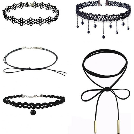 Set 5 vòng cổ choker nữ (seimitsu66)