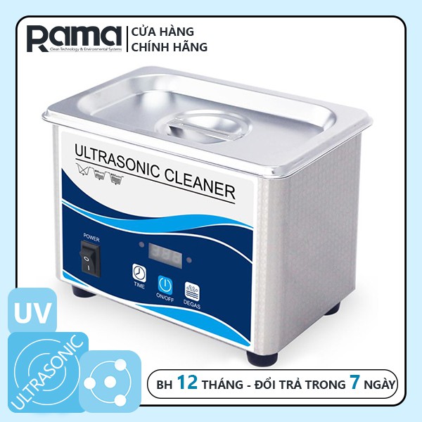 Máy rửa siêu âm Rama R0.8L rửa trang sức đồng hồ mắt kính dung tích 0,8Lít công suất 60W , 40Khz