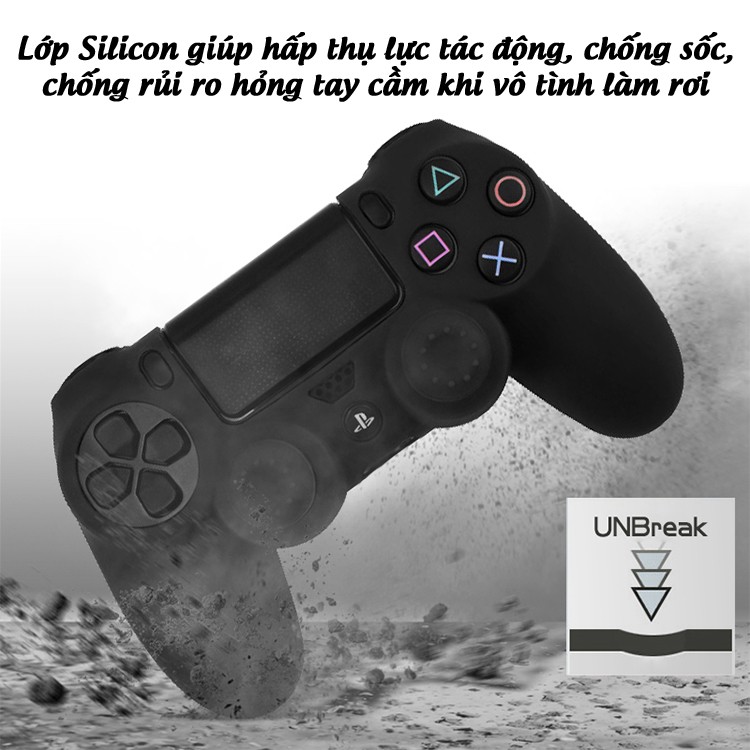 Bọc tay cầm PS4 Dualshock, ốp tay cầm PS4 nhiều màu lựa chọn