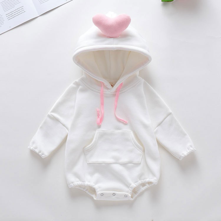 Áo Liền Quần Dày Dặn Tay Dài Thời Trang Mùa Đông Cho Bé Sơ Sinh 0621