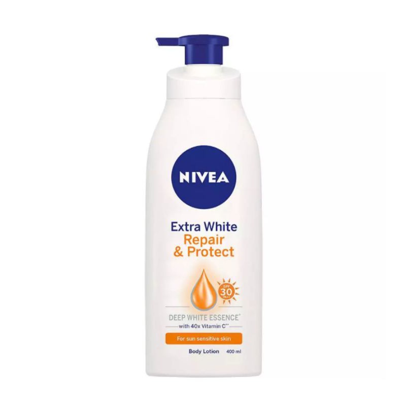 Bộ đôi Sữa dưỡng thể trắng da NIVEA Ngày (350ml) &amp; NIVEA Đêm (400ml)