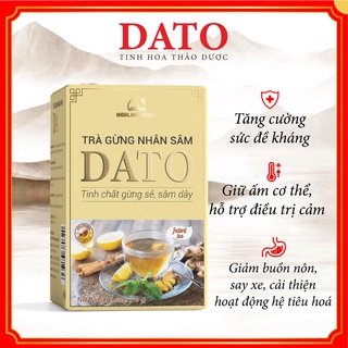 Trà gừng Nhân sâm DATO. trà gừng hòa tan,Tăng cường sức đề kháng cho cơ thể,