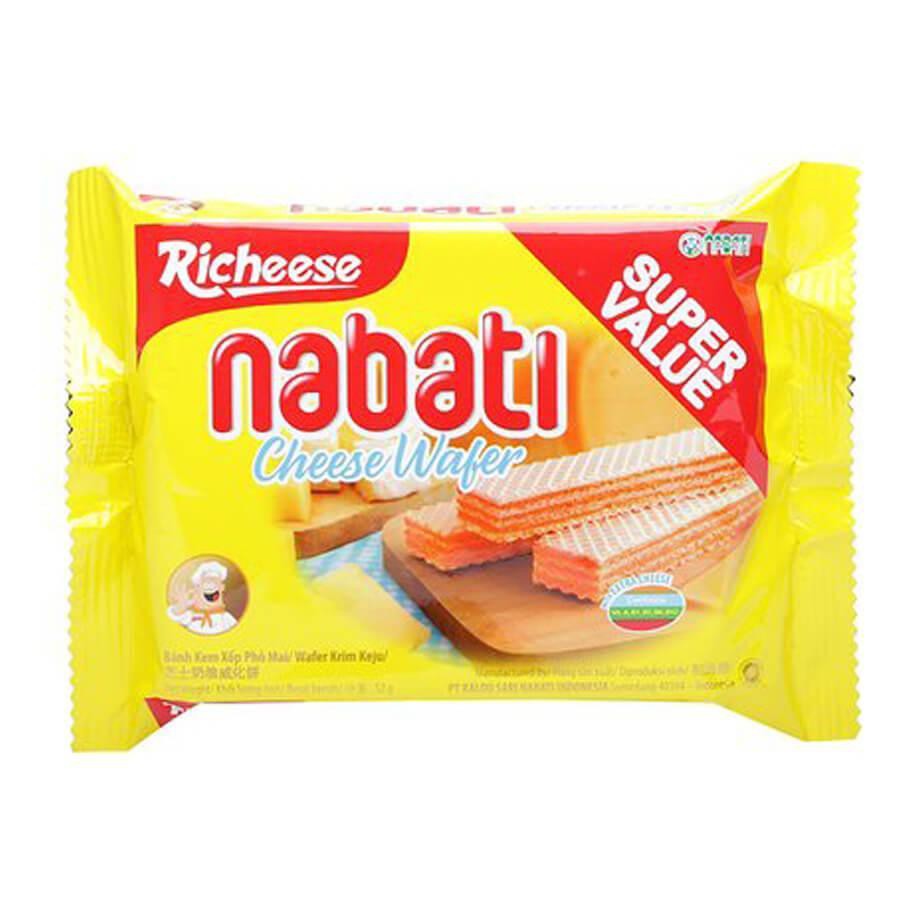 Bánh kem xốp Nabati Richeese nhân Phomai/ Socola (loại 52g)- B001