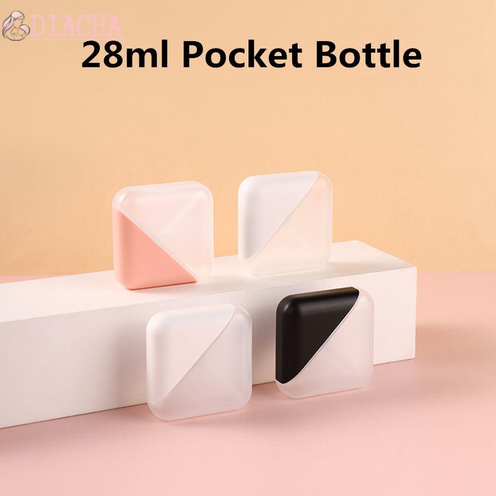 Chai xịt mini dạng thẻ dẹt phun sương mịn có thể đổ đầy lại nhiều màu tùy chọn dùng đựng nước hoa / nước rửa tay 28ml