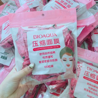 Viên nén mặt nạ giấy bioaqua 100v