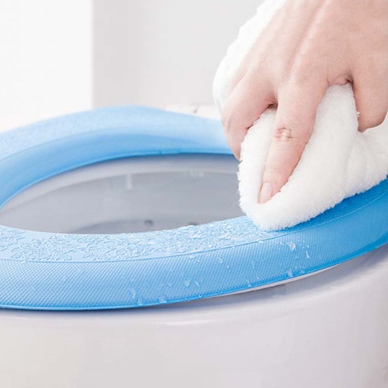 Vỏ bọc bệ ngồi bồn cầu hình chữ O làm từ EVA chống thấm nước thoải mái có thể tái sử dụng tiện lợi