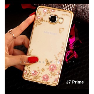 Ốp lưng Samsung J7 Prime dẻo hình hoa