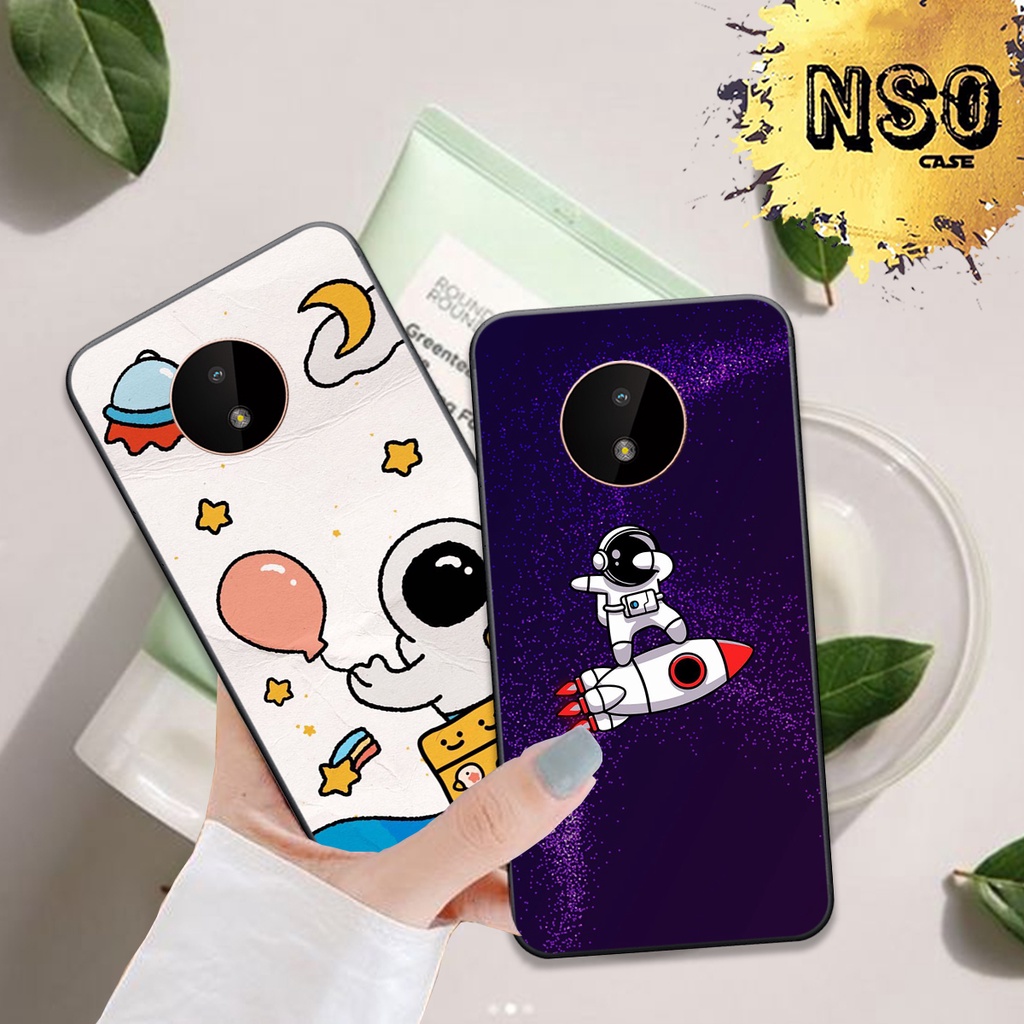 Ốp Nokia c20 in hình họa tiết phi hành gia vũ trụ độc lạ đẹp