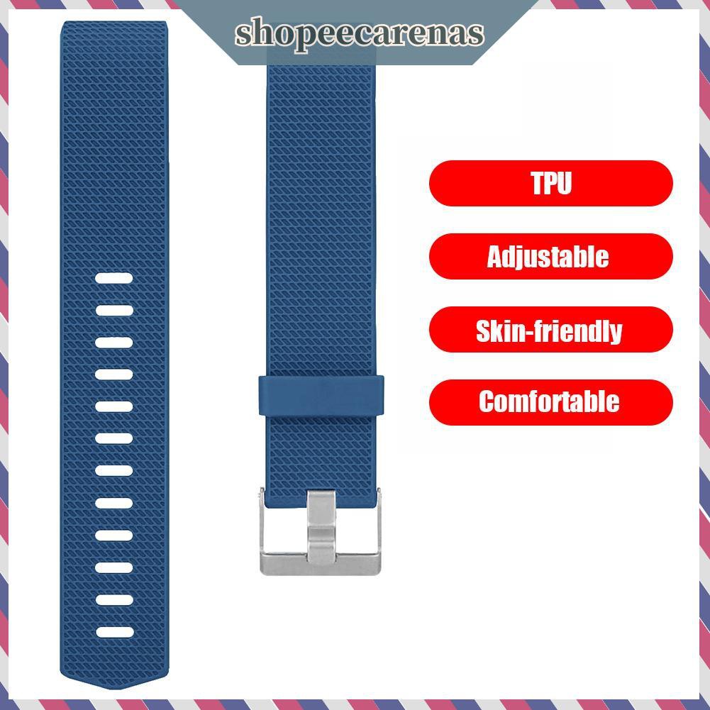 Dây Đeo Tpu Size S Cho Đồng Hồ Thông Minh Fitbit Charge 2