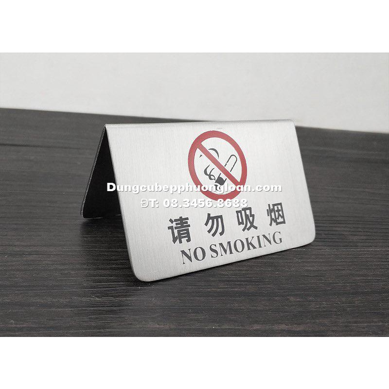 Biển số bàn, đặt bàn, cấm hút thuốc, menu bằng Inox, hợp kim nhôm thích hợp cho nhà hàng, quán cà phê