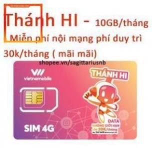 SIM Thánh HI _ Data 10GB