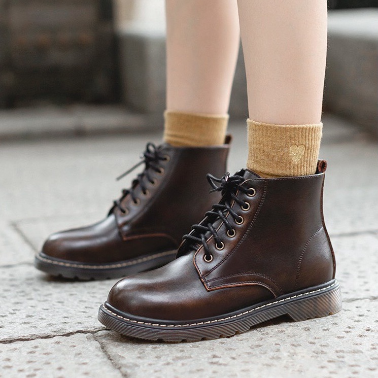 Original boots - Boots da bò nữ phong cách vintage, retro