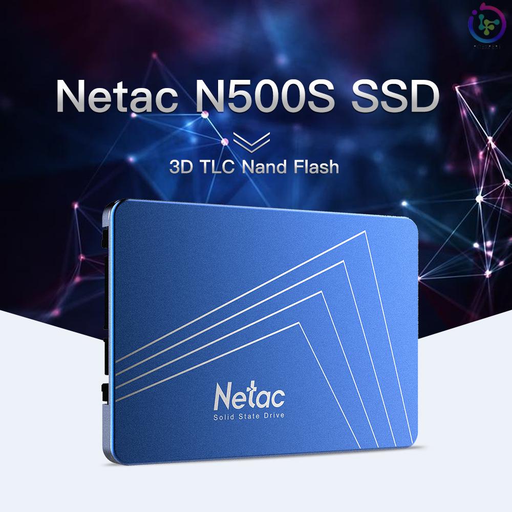 Netac N500S SSD 120GB 2.5inch SATA III HDD Hard Disk SATA6Gb/s Solid State Drive 3D TLC Nand Flash for Laptop Desktop PC