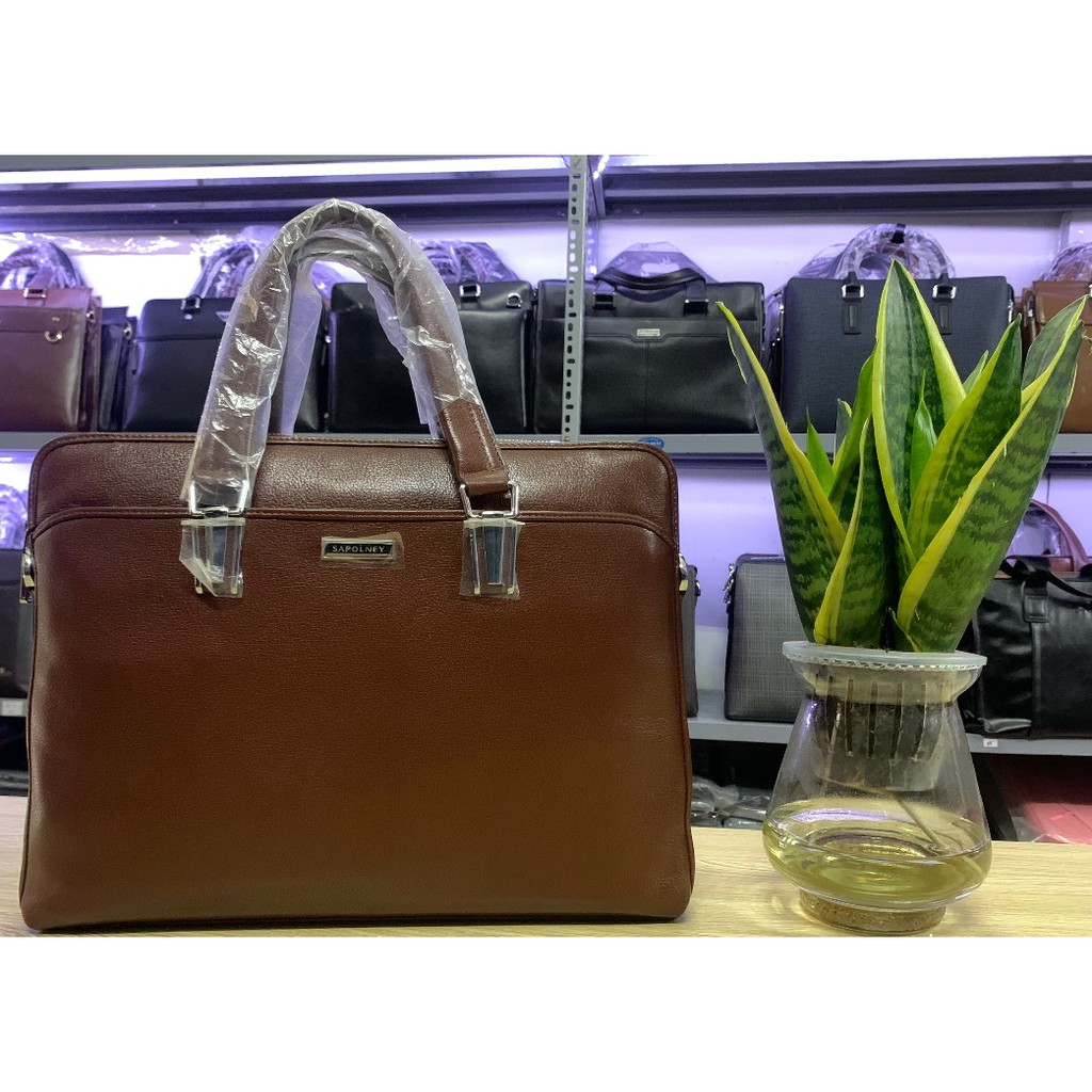 Cặp da thật SAPOLNEY 0103 chính hãng | BigBuy360 - bigbuy360.vn