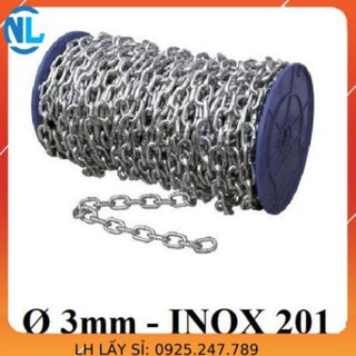 Dây xích INOX 201 [ Ø 3mm ]
