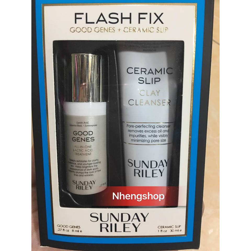 Set dưỡng da Flash Fix Kit Sunday Riley