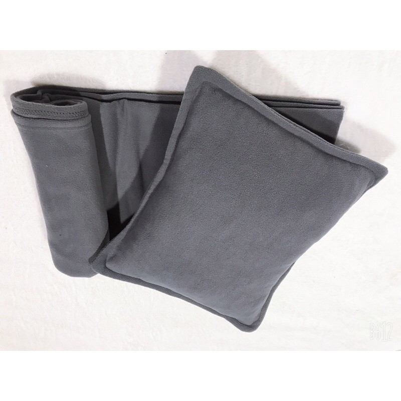 Bộ chăn gối văn phòng Phương Nam màu xám + Freeship