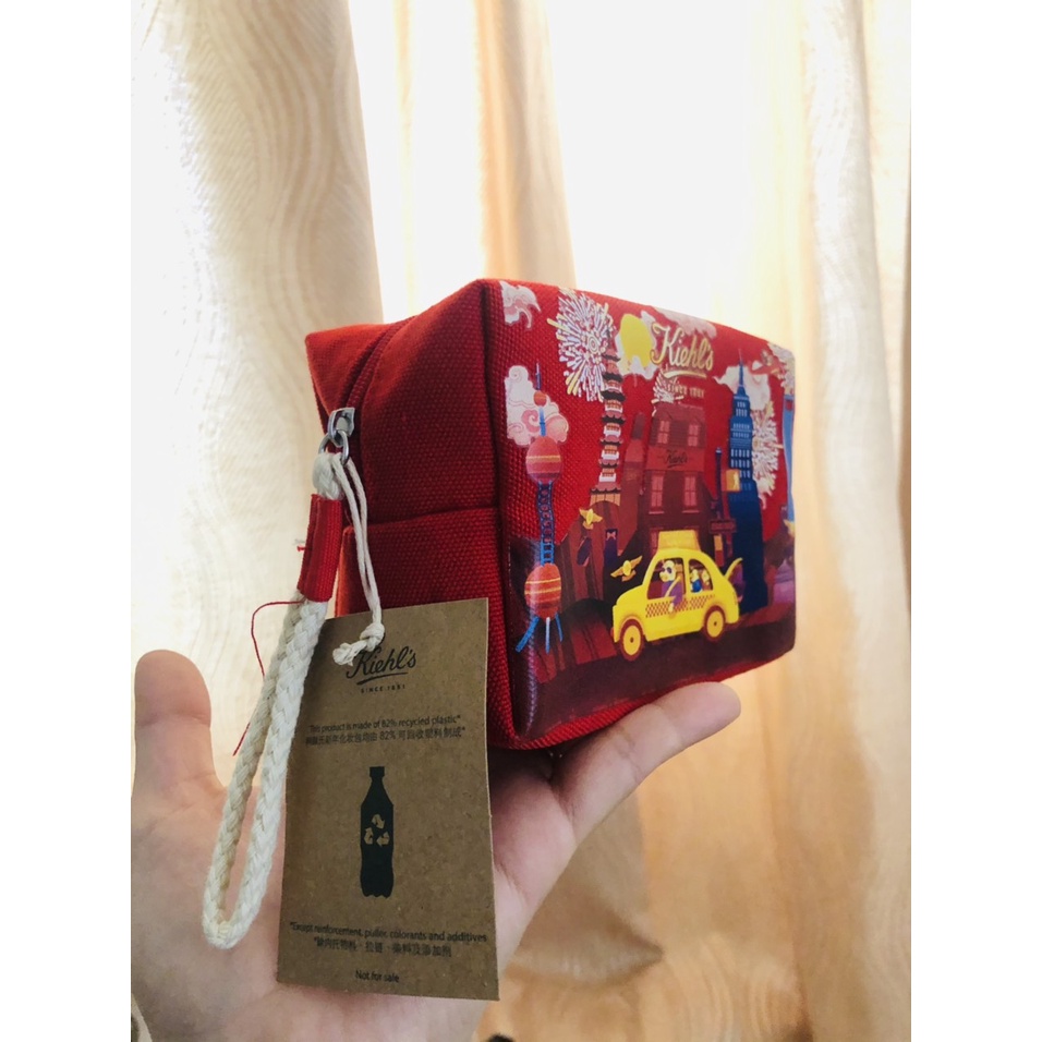 Túi mỹ phẩm vải canvas Tote Kiels, Sulwhasoo, Hera chính hãng