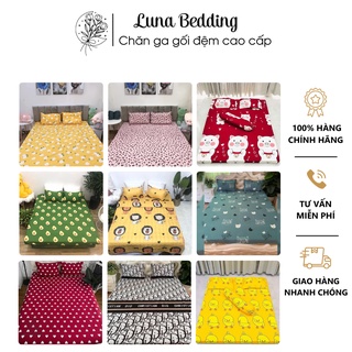 Set Ga gối Cotton Poly Luna Bedding 3 món
