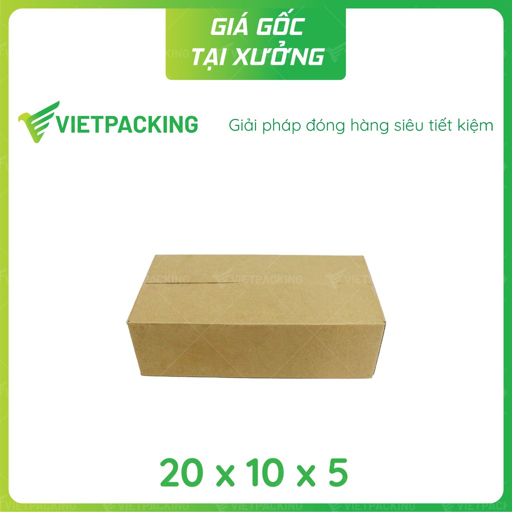 20x10x5 - 50 hộp carton đóng hàng V090