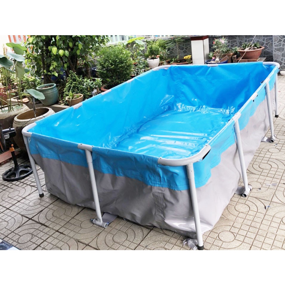 Hồ bơi di động gia đình 2x3m cao 0m8