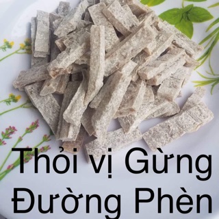 Mứt rong sụn vị Gừng đường phèn( dạng thỏi, 500g/gói)