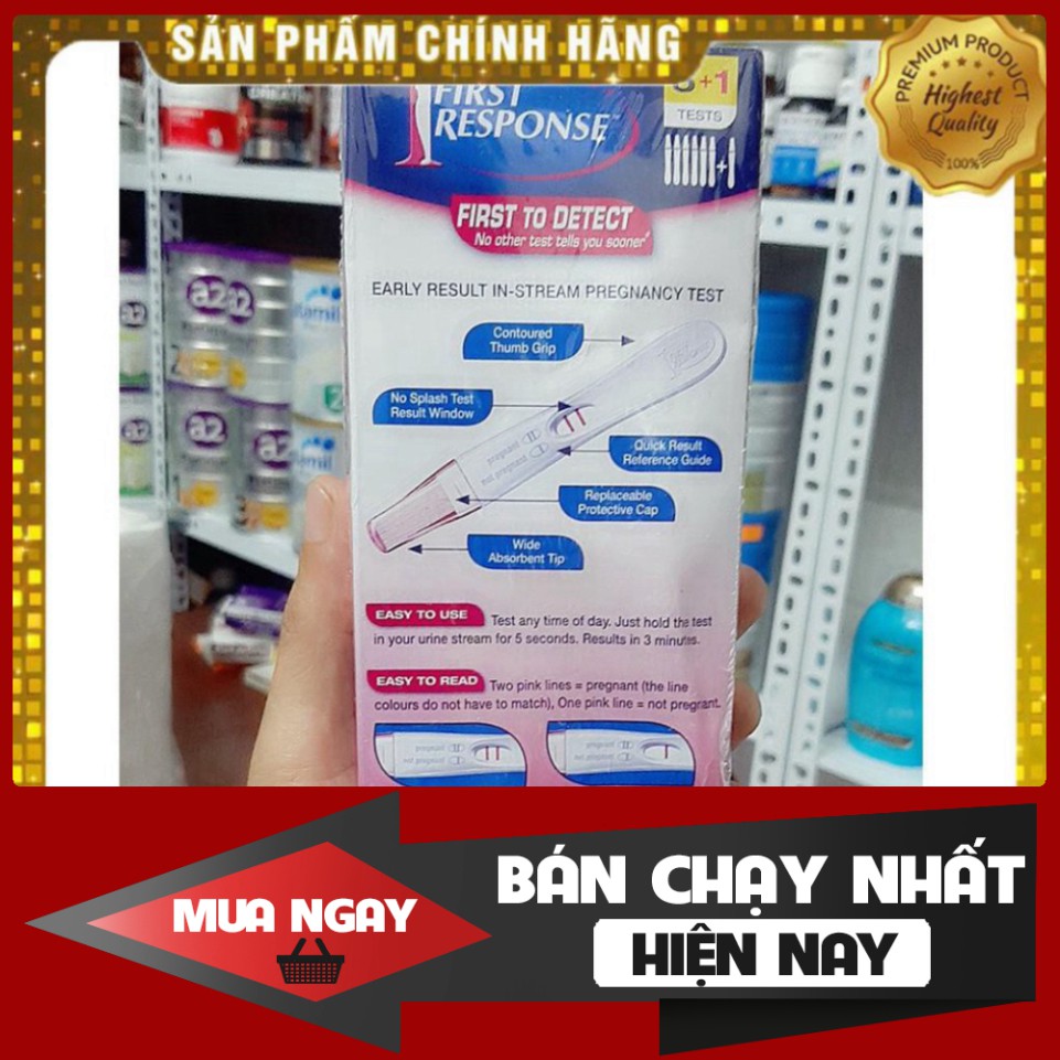 GIÁ GIẬT MÌNH Que thử thai First Response 6+1 USA [Chính Hãng] GIÁ GIẬT MÌNH