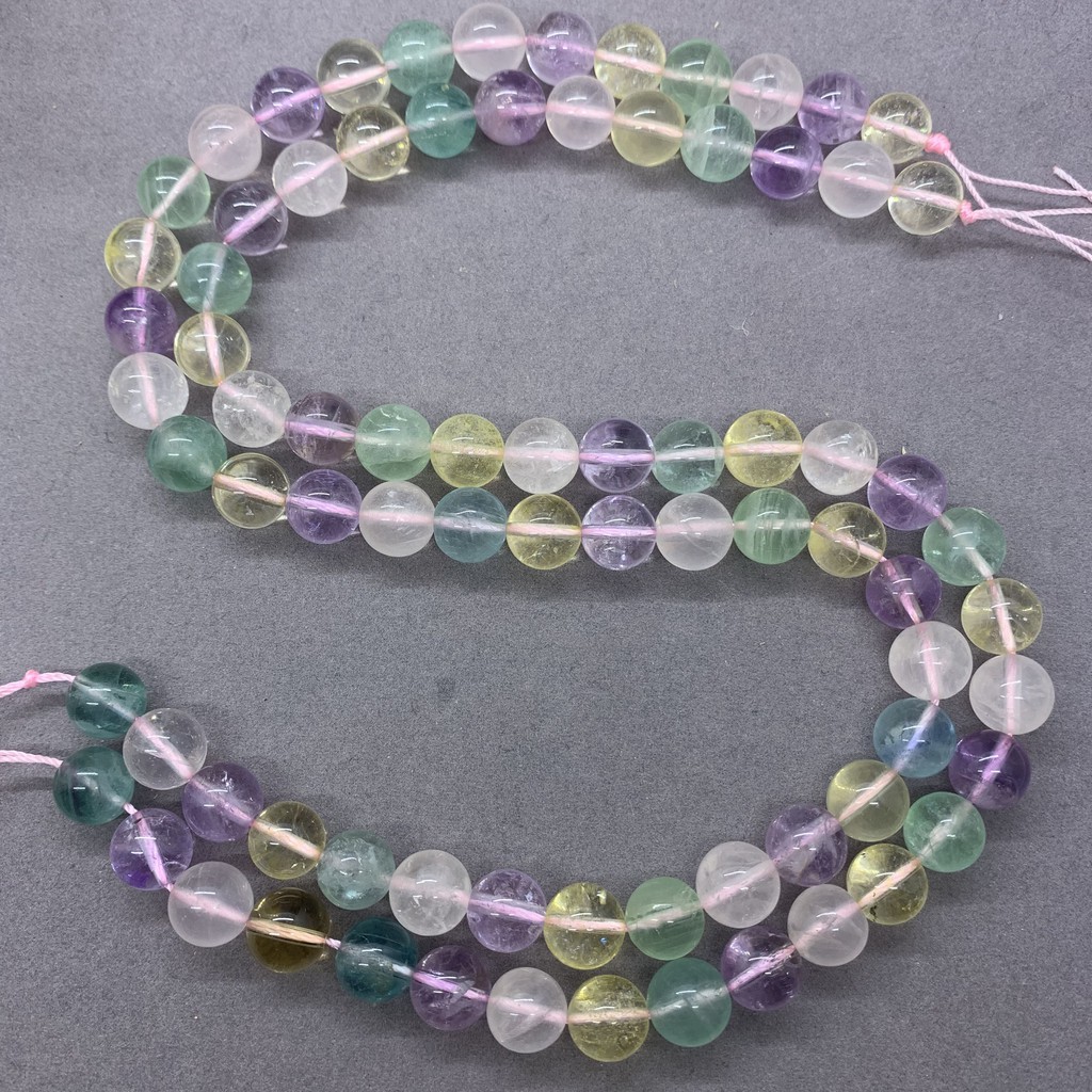 Chuỗi Hạt Pha Lê Tự Nhiên Nhiều Màu Dùng Làm Vòng Tay Diy