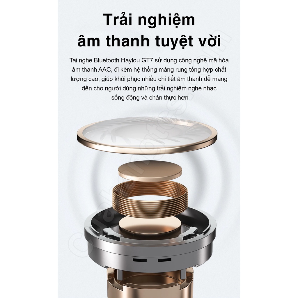 Tai nghe nhét tai Bluetooth True Wireless Haylou GT7