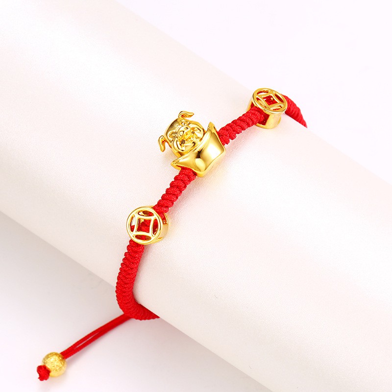 Vòng Tay Charm Mạ Vàng 24K, Vòng Tay Ý Nghĩa May Mắn - XPLT25