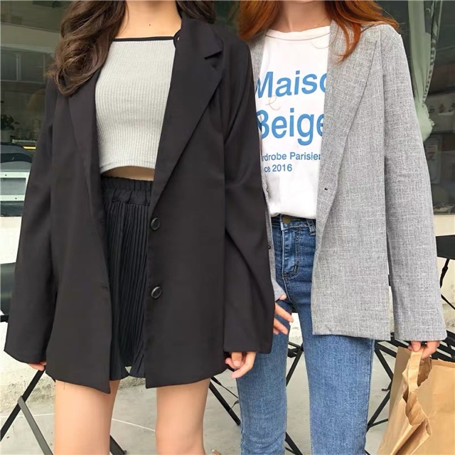 Áo khoác blazer ulzzang các kiểu