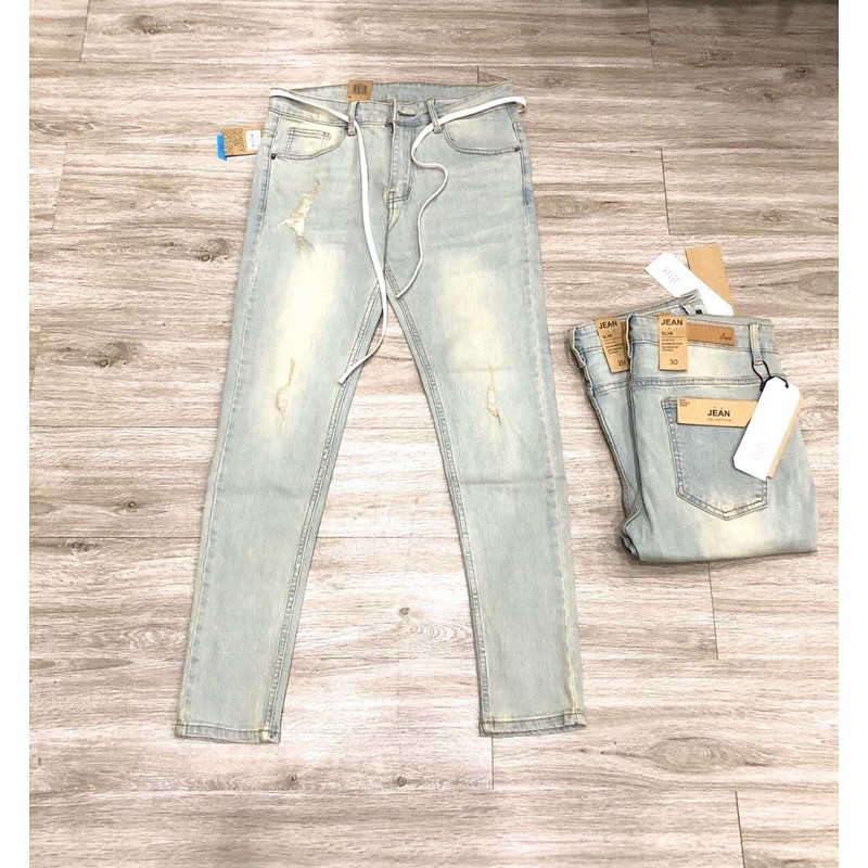 Quần Jean Nam Rách Xước Màu Đẹp, Chất Co Giãn Cao Cấp, Dáng Ôm, Dễ Phối Đồ Dành Cho Nam, Cam kết Không Phai Màu | BigBuy360 - bigbuy360.vn