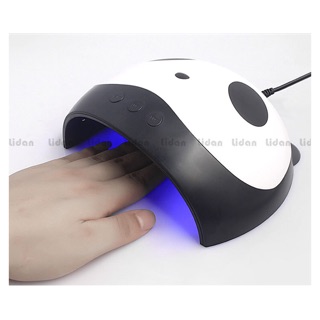 Máy hơ gel gấu panda