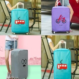 Túi Bảo Vệ Vali Chống Trầy Xước Họa Tiết Xinh Xắn Size 26in