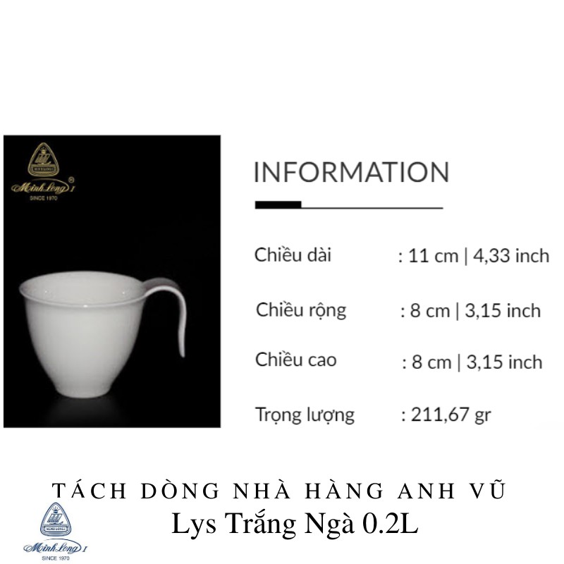 Ca trà Minh Long 0.35L - Anh Vũ