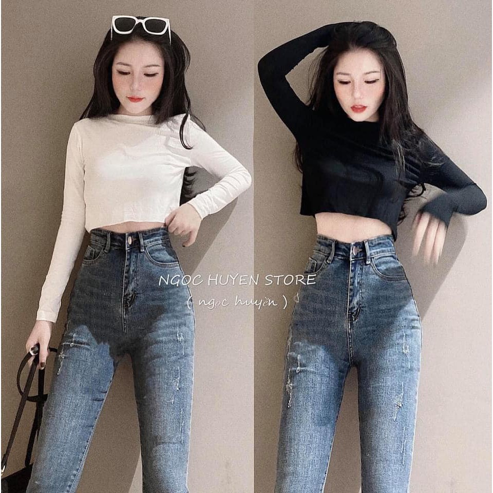 Quần jeans xanh có gấu mã 84 ( kèm ảnh thật, video )