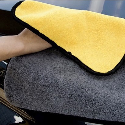Khăn Lau Xe Microfiber Siêu Min Siêu Thắm 2 Lớp Cao Cấp