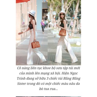 TÚI BLING BLING SISTER( DA BÒ )