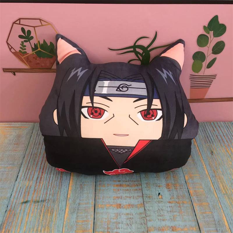 Gối nhồi bông hình nhân vật Uchiha Itachi Hatake Kakashi 30cm
