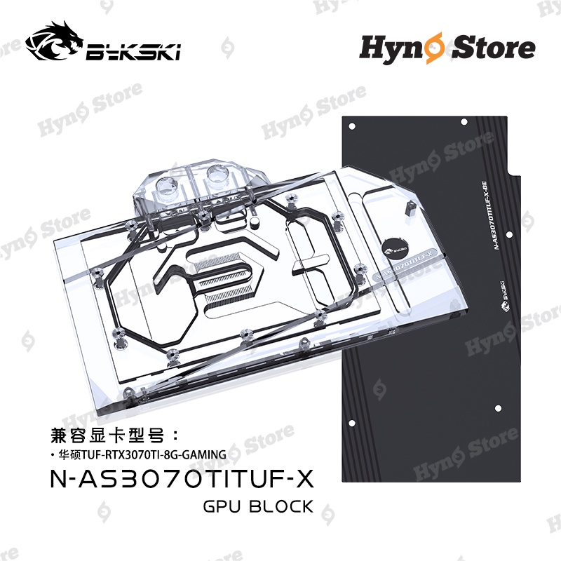 Block tản nhiệt nước VGA Asus 3070TI TUF N-AS3070TITUF-X Tản nhiệt nước custom - Hyno Store