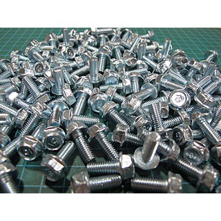 100 con bulon long đền m6 x 15mm răng thuận