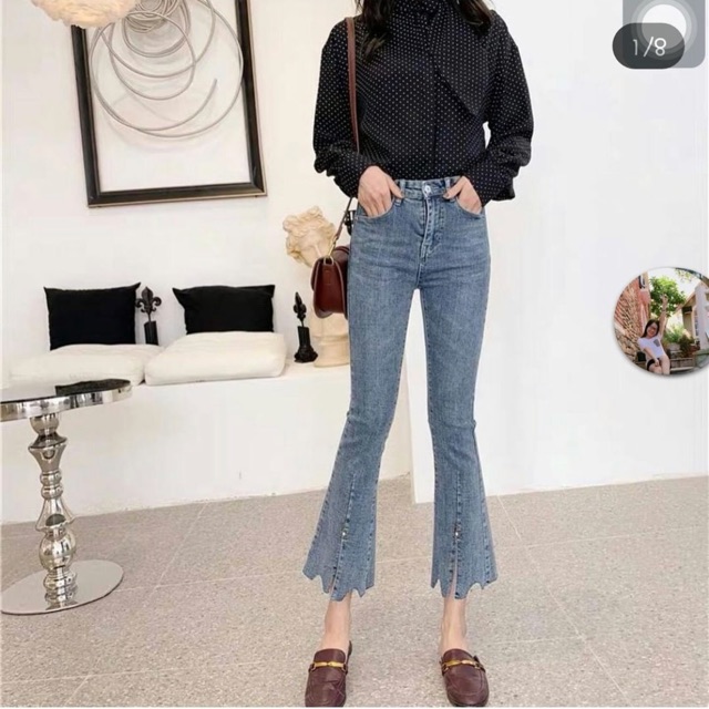 Quần ống loe bigsize