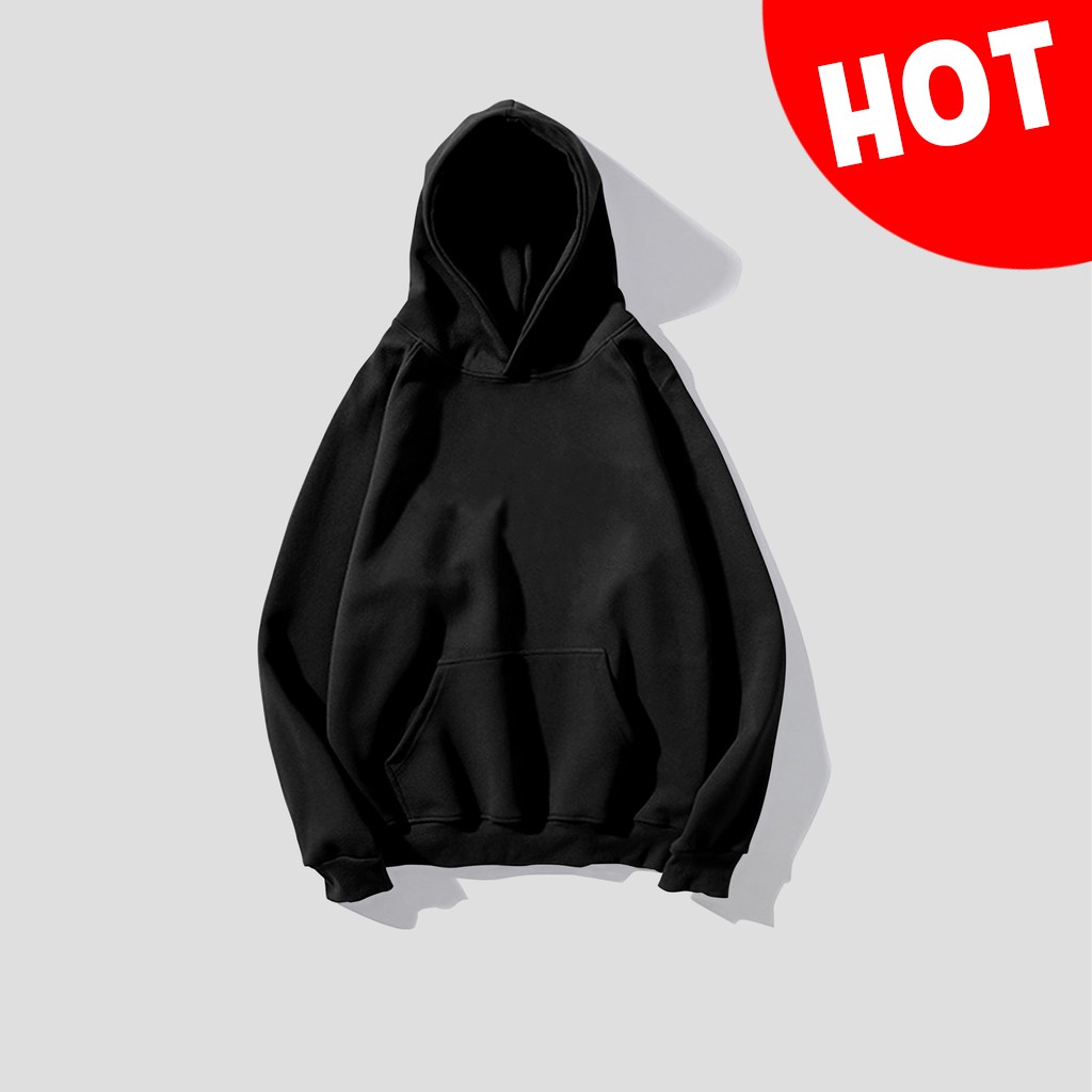 [SALE] Mẫu áo hoodie trơn nỉ da cá cưc đpẹ + nhận in theo yêu cầu