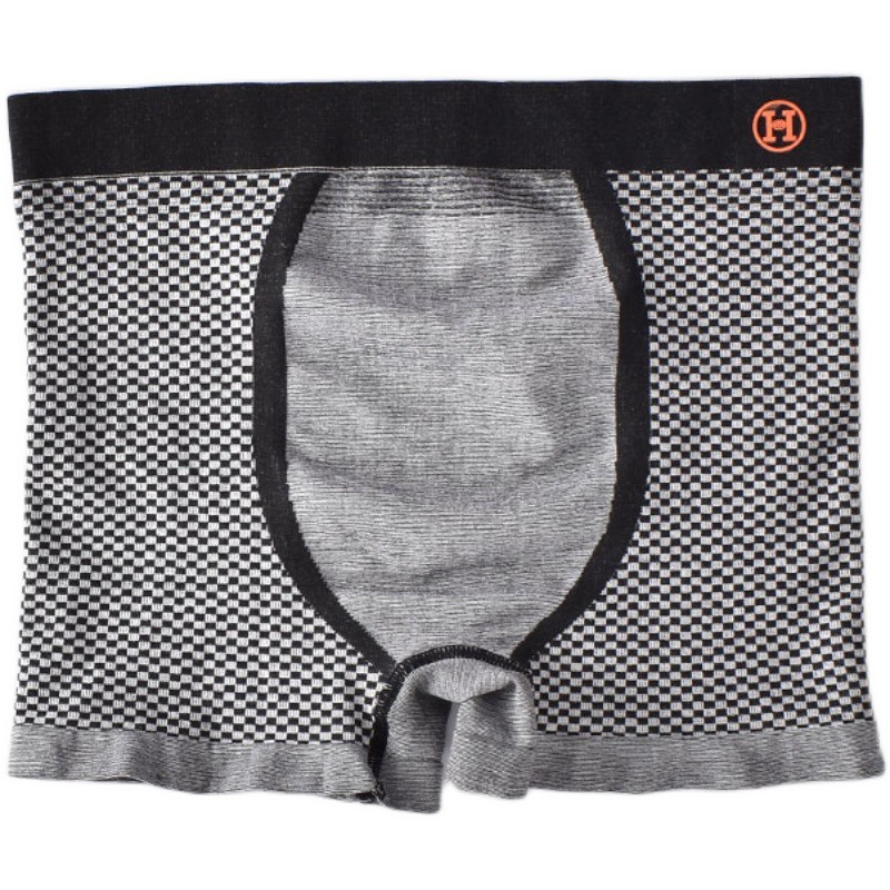 [Hộp 3 chiếc] Quần Sip Nam Boxer, Quần Lót Nam Cotton Co Giãn 4 Chiều Chữ H Màu Cam