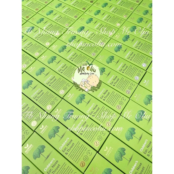 HARKER XANH LÁ tai mũi họng cho bé date 12/24