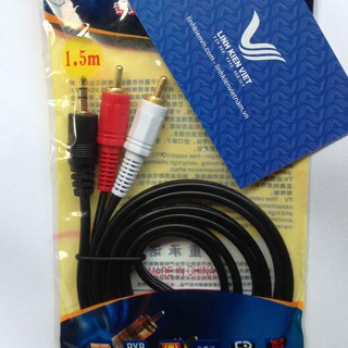 Dây tai nghe to av / dây phone av audio 3.5mm dài 1.5 mét